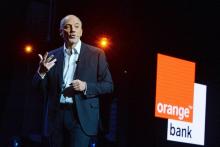 Stéphane Richard, PDG d'Orange, le 20 mai 2017 à Paris