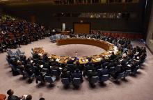 Le Conseil de sécurité de l'Onu, réuni à New-York, le 24 octobre 2017