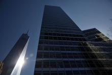 Immeuble Goldman Sachs à New York, le 15 avril 2016