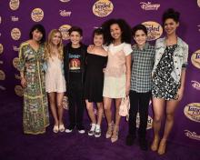 Les acteurs de la série "Andi Mack" diffusée sur Disney Channel