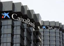 Le siège de la CaixaBank, à Barcelone, le 30 juin 2011
