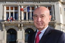 Le maire de Vichy, Claude Malhuret le 17 janvier 2014 à Vichy