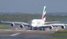 A380 Atterrissage Düsseldorf 