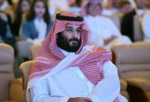 Le prince héritier saoudien Mohamed ben Salmane lors d'un forum économique international à Ryad le 2