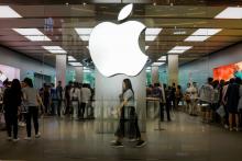 An Apple showroom in Shanghai: a slump in China sales has temporarily ended, according to a report