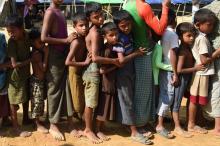 Des enfants rohingyas dans le camp de réfugiés de Kutupalong, au Bangladesh, le 22 septembre 2017