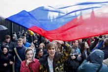Des partisans de l'opposant Alexeï Navalny, actuellement en prison, manifestent à Moscou le jour des