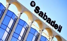 La banque Sabadell à son nouveau siège à Alicante le 6 octobre 2017