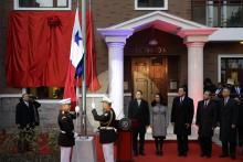 Inauguration de l'ambassade du Panama en Chine, le 16 novembre 2017 à Pékin.