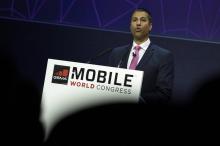 Le président de la Commission fédérale des communications américaines (FCC), Ajit Pai, au Mobile Wor