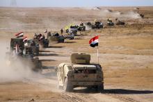 Des forces irakiennes et du Hachd al-Chaabi avancent dans la zone désertique pour reprendre les dern