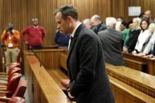 Oscar Pistorius, au tribunal de Pretoria, le 6 juillet 2016