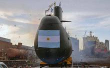 Photo de l'agence argentine Telam et du ministère de la défense argentin publiée le 17 novembre 2017