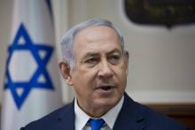 Le Premier ministre israélien Benjamin Netanyahu préside la réunion hebdomadaire du gouvernement le 