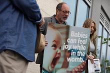 Des opposants à l'avortement manifestent à Washington, le 5 mai 2017