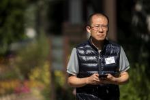 Martin Lau, président Tencent, le 13 juillet 2017 à Sun Valley (Idaho)