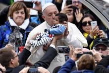 Le Pape François le 15 novembre 2017 au Vatican