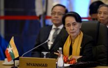 Aung San Suu Kyi à Manille le 13 novembre 2017