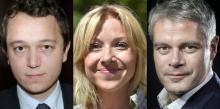 (GàD) Maël de Calan, Florence Portelli et Laurent Wauquiez, candidats à la présidence de LR