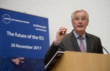 Le négociateur en chef de l'Union européenne pour le Brexit, Michel Barnier, à Bruxelles, le 20 nove