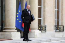 Le ministre de l'Intérieur Gérard Collomb à l'Elysée, le 2 novembre 2017