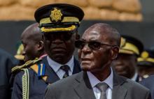 Robert Mugabe le 12 avril 2017 à Harare
