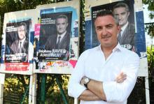 Stéphane Ravier, candidat Front national aux législatives à Marseille, le 13 juin 2017
