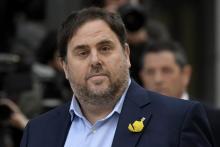 Le vice-président destitué de la Catalogne, Oriol Junqueras devant la cour à Madrid, le 2 novembre 2