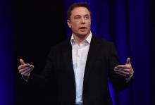 Elon Musk à Adelaïde, en Australie, le 29 septembre 2017