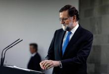 Le Premier ministre espagnol Mariano Rajoy, ici lors d'une conférence de presse le 22 décembre 2017