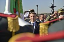 Le président français Emmanuel Macron, le 6 décembre 2017 à Alger