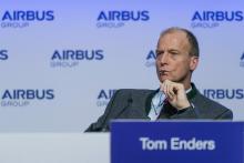 Le PDG d'Airbus Tom Enders, lors d'une conférence de presse à Munich, le 27 février 2015