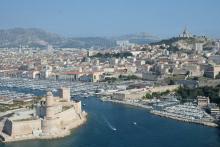Le Vieux port de Marseille le 30 juin 2015
