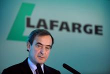 L'ex-PDG de Lafarge, Bruno Lafont, le 17 février 2012 à Paris