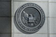 Le siège du gendarme de la Bourse, la SEC, le 3 mai 2013 à Washington, aux Etats-Unis