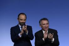 Le président du Modem François Bayrou aux côtés du Premier ministre Edouard Philippe le 16 décembre 
