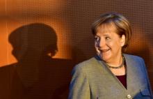 La chancelière Angela Merkel le 13 décembre 2017 à Berlin