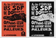 Fondation Abbé Pierre, Douche, Anti-SDF, Campagne