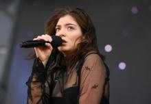 La chanteuse Lorde.
