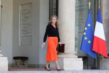 La ministre de la Justice, Nicole Belloubet, quitte l'Elysée après un conseil des ministres, le 7 novembre 2017