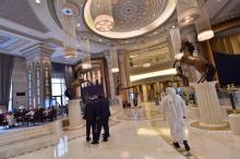 Le palace Ritz-Carlton à Ryad le 21 mai 2017, un hôtel transformé en prison après une purge dans l'élite saoudienne