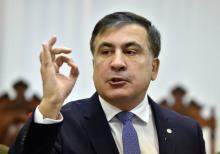 L'ex-président géorgien Mikheïl Saakachvili à Kiev, le 3 janvier 2018