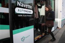 Des navettes autonomes de la RATP expérimentées entre la gare de Lyon et celle d'Austerlitz, le 23 j
