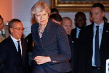 La Première ministre britannique Theresa May, le 18 janvier 2018 à Londres