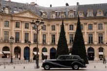Une Rolls-Royce garée devant le Ritz, à Paris, le 11 janvier 2018