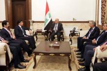 Le Premier ministre irakien Haider al-Abadi a reçu le chef du gouvernement du Kurdistan irakien Netchirvan Barzani pour la première fois depuis la tentative avortée de la région autonome de faire séce