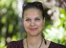 Isabelle Giordano, directrice générale d'UniFrance à Hollywood, le 21 avril 2016