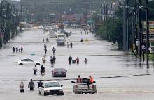 La ville texane de Houston a subi d'importantes inondations à cause de l'ouragan Harvey fin août 2017