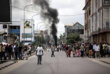 Marches contre le maintien au pouvoir en RDC du président Kabila, le 21 janvier 2018 à Kinshasa