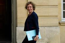 La ministre du Travail Muriel Pénicaud arrive le 17 octobre 2017 à Paris